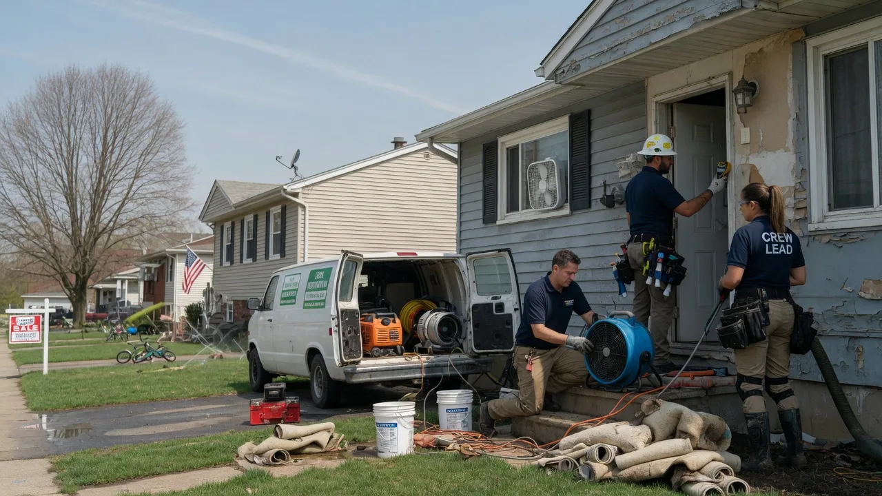 Flood Cleanup in Burneyville, OK near me
